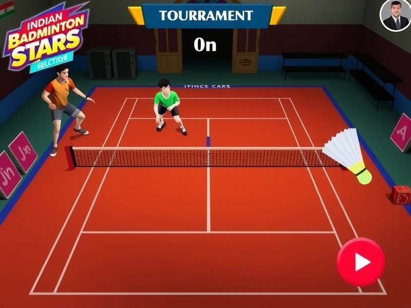 Indian Badminton Stars gameplay screenshot